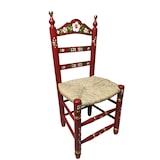 thumbnail of Silla de Feria Rojo Carruaje Decorada Estilo Sevillano Ro