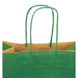 thumbnail of Bolsas Sos Con Asas  80 G/M2 20+10X29 Cm Verde Kraft (250 Unidades)
