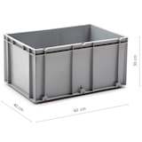thumbnail of Caja Plástica Eurobox 60 litros Cerrada 40 x 60 x 30 cm