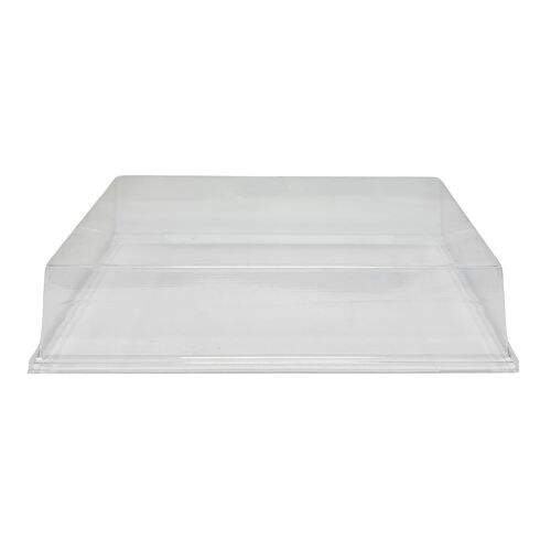 Couvercles dômes PET pour assiettes evasion 17,5 x 12,5 cm (200 unités)