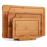 thumbnail of Bikolo® Snijplankenset Met Houder 3-Delig - Snijplanken Bamboe