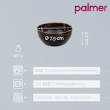 thumbnail of Palmer Schaal Eccentric 7.5 cm 10 cl Blauw Stoneware 6 stuks