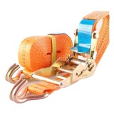 thumbnail of 2x Profi Ratschen Spanngurt Spanngurte Zurrgurt 2-tlg 5m 2t 2to 2000kg TÜV/GS ORANGE