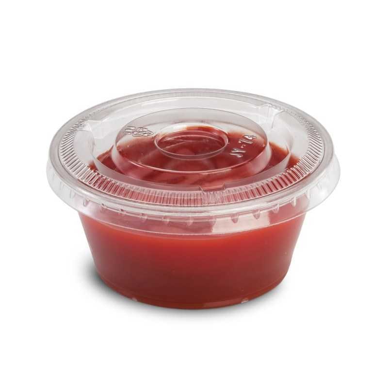 Pot à sauce plastique 10 cl