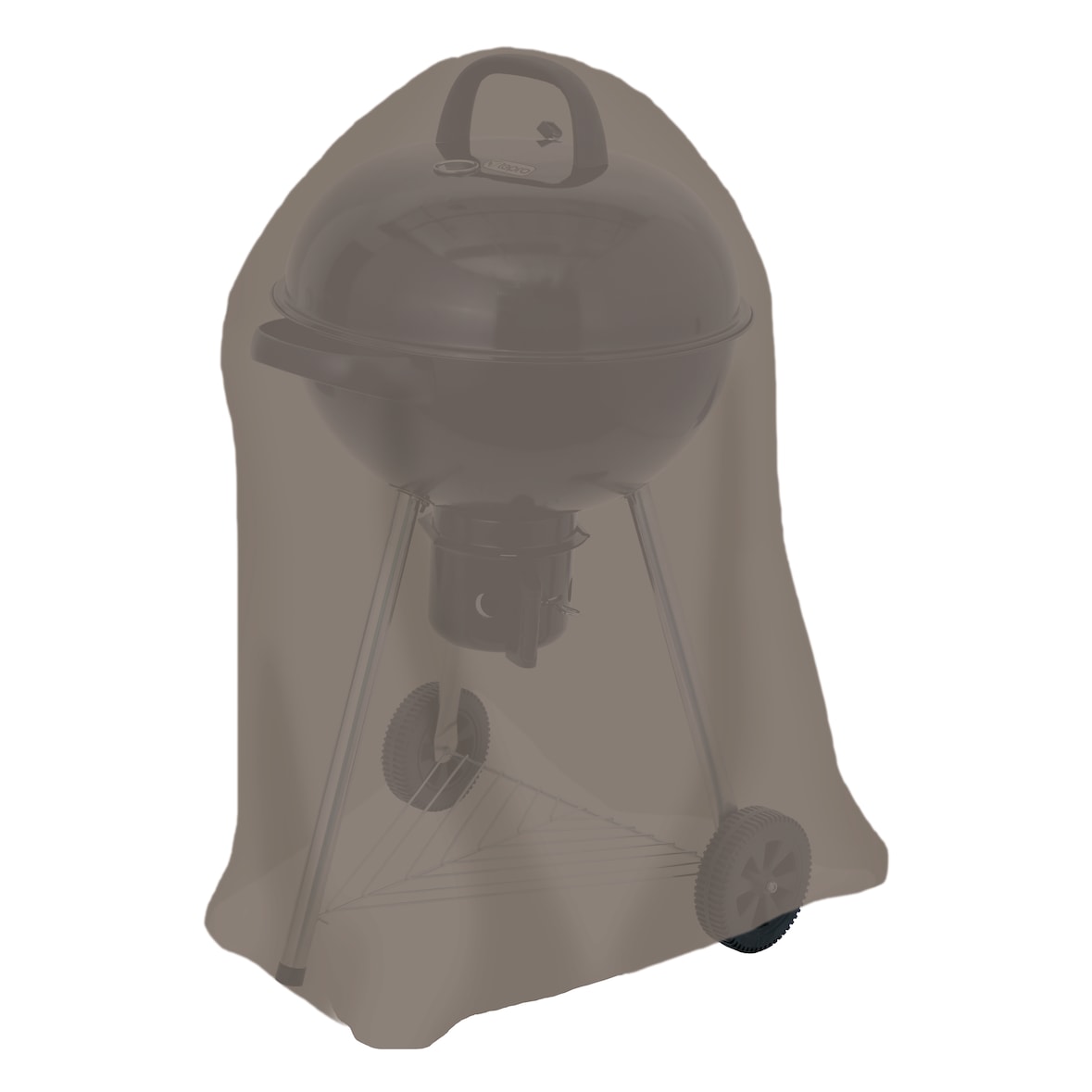 tepro Universal Abdeckhaube für Kugelgrill klein