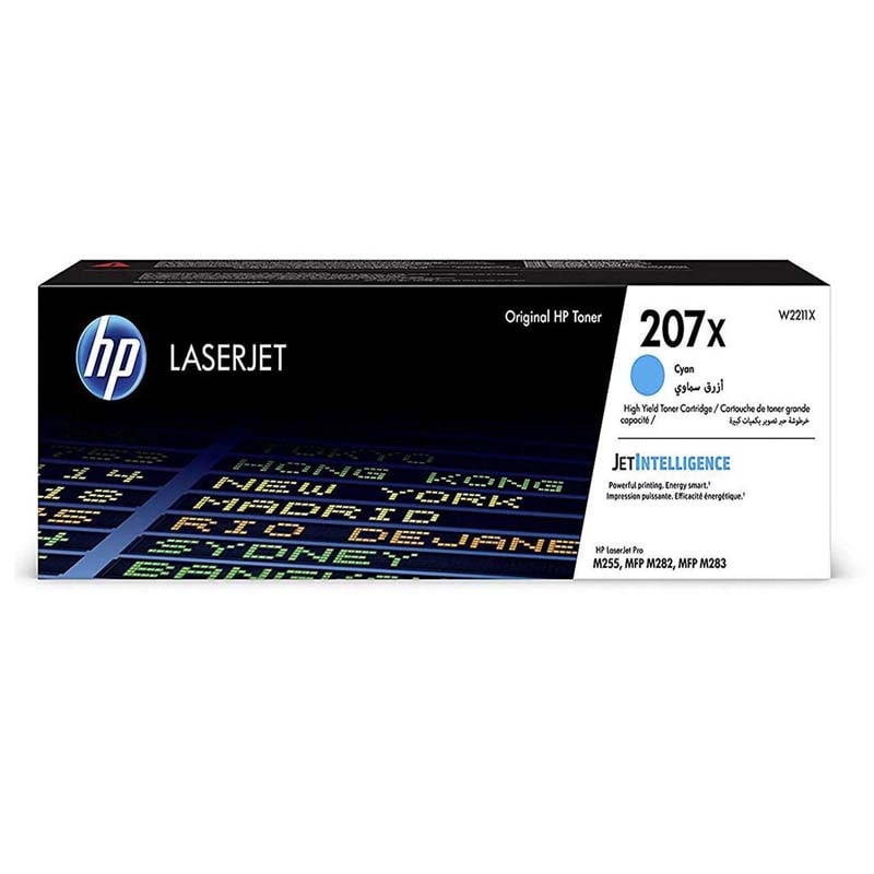 HP W2211X Cyan Cartouche de Toner ORIGINALE - 207X