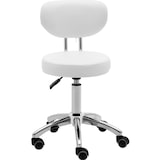 thumbnail of physa Rollhocker mit Rückenlehne - 46 - 60 cm - 150 kg  - weiß