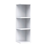 thumbnail of Dmora Badezimmer-Hängeschrank Tacoma, Abgehängter Säulenschrank für Badezimmer, Eckschrank mit 3 offenen Regalen, 20x20h65 cm, Weiß
