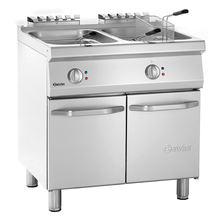 Friteuse op Borst - 2 Tanks van 23 Liter 30 kW - Bartscher Bartscher