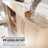 thumbnail of bümö Mehrzweckschrank 80cm breit, Aktenschrank o. Schuhschrank hoch, Regal Schrank-Kombi, Küchenschrank in weiß aus Holz, Vorratsschrank &