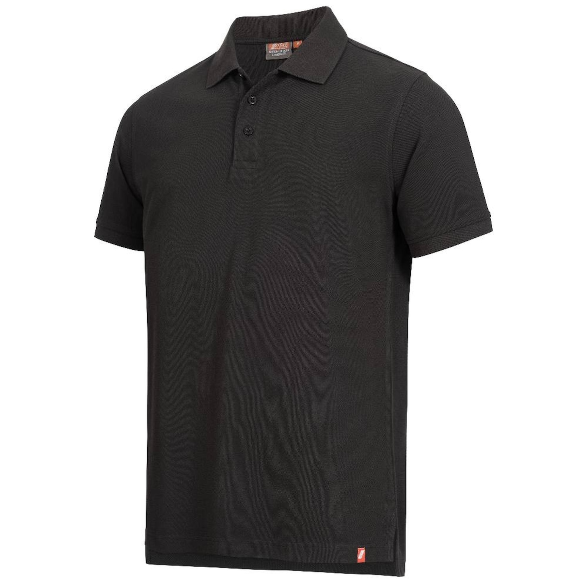Nitras Motion Tex Light Poloshirt | Gr. M | 100% Baumwolle | schwarz