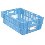 thumbnail of GILAC Caisse ajourée empilable emboîtable HACCP 600 x 400 - 37 L - Bleu G180310