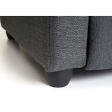 thumbnail of Fernsehsessel HWC-F76, Relaxsessel Sessel Liegesessel, Liegefunktion verstellbar Stoff/Textil ~ hellgrau