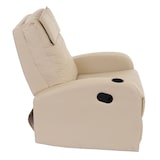 thumbnail of Fernsehsessel Durham, TV Sessel Relaxsessel Liegesessel, Kunstleder ~ creme
