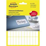 thumbnail of Avery Zweckform Vielzwecketikett 3320 32x10mm weiß 1.144 St./Pack.
