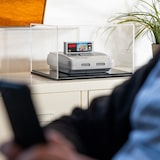 thumbnail of Acryl Vitrine für Modellautos, Figuren, HMF 46804, 34 x 16 x 14 cm