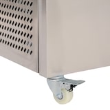 thumbnail of Romux® Pizzatisch 2 Türen 90x70 cm mit Arbeitsfläche aus Granit mit statische Kühlung | Pizzakühltisch aus Edelstahl
