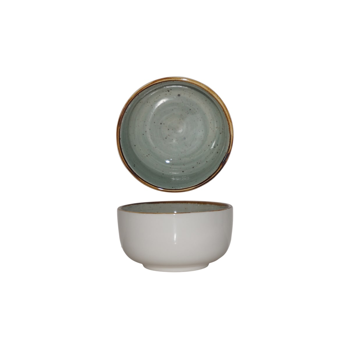 METRO PROFESSIONAL Cuenco Noromi, porcelana, Ø 15.4 cm, gris, 4 unidades