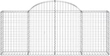 thumbnail of vidaXL Gabione mit Hochbogen 200x30x80/100 cm Verzinktes Eisen