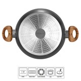 thumbnail of STONELINE® Back to Nature Servierpfanne 28 cm, Made in Germany, Induktion und backofengeeignet