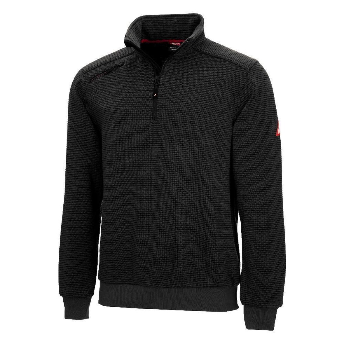 Nitras Motion Tex Plus Pullover | Gr. L | Arbeitspullover | schwarz