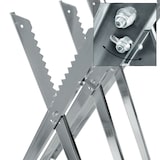 thumbnail of ECD Germany Sägebock 2er Set verzinkt, 3-fach verstellbar, 83x84,5 cm, 150 kg Tragkraft, klappbarer Sägegestell-Holzbock für Kettensäge & Brennholz