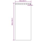 thumbnail of vidaXL Verdunkelungs-Vorhänge mit Ringen 2 pcs Babyrosa 260 x 140 cm