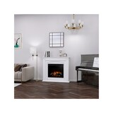 thumbnail of ATRATO - Caminetto Elettrico Da Pavimento A Libera Installazione A LED - Rovere 23"- 107x100x29