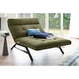 thumbnail of KAWOLA tumbona AMERIVA sillón Relax tumbona Maxi Terciopelo verde oliva base negro