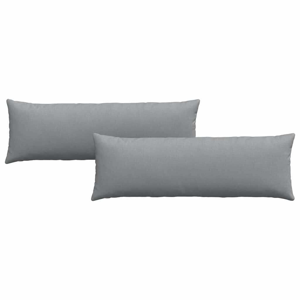 vidaXL Sofakissen 2 pcs Hellgrau 120 x 40 cm Stoff