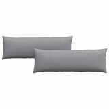 thumbnail of vidaXL Sofakissen 2 pcs Hellgrau 120 x 40 cm Stoff
