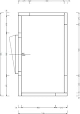 thumbnail of Kühlzelle 1140 x1940 x 2140H - 70 mm