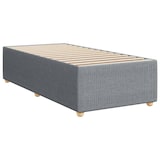 thumbnail of vidaXL Boxspringbett mit Matratze Hellgrau 100x200 cm Stoff