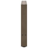 thumbnail of vidaXL Couchtischbeine Naturstahl 2 Stk. 60x(42-43) cm Stahl