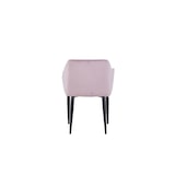 thumbnail of SIT Möbel Armlehnstuhl in rosa, Gestell aus Edelstahl, schwarz|B63 x T61 x H83 cm|02452-24|Serie SIT&CHAIRS