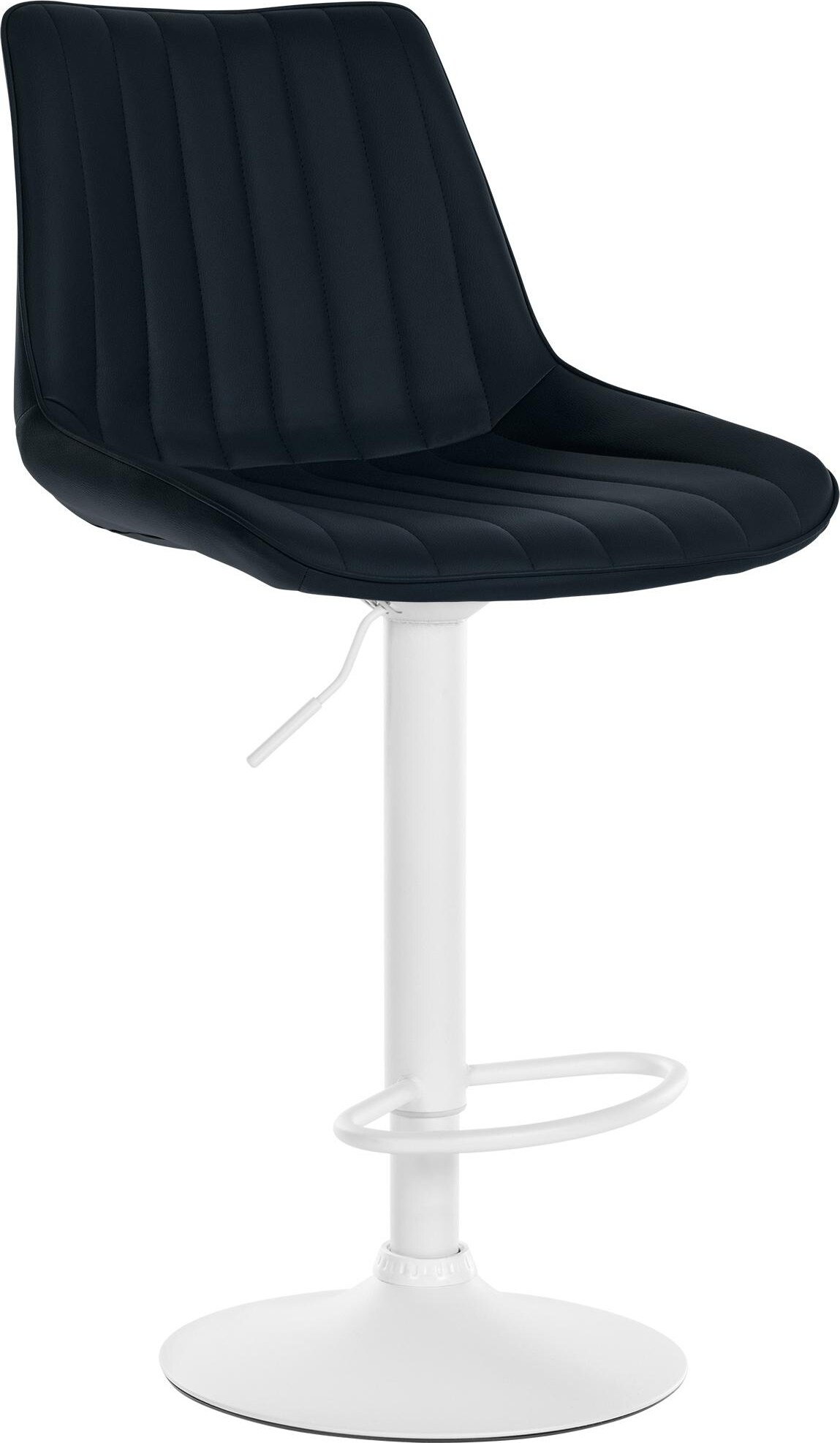 Barhocker Toni Kunstleder schwarz/weiß