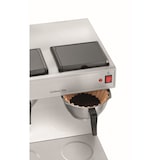 thumbnail of 1 x Bartscher Doppel-Kaffeemaschine CONTESSA DUO, aus Chromnickelstahl mit 2 Edelstahl-Isolierkannen Breite: 430 mm, Tiefe: 400 mm, Höhe: 520 mm