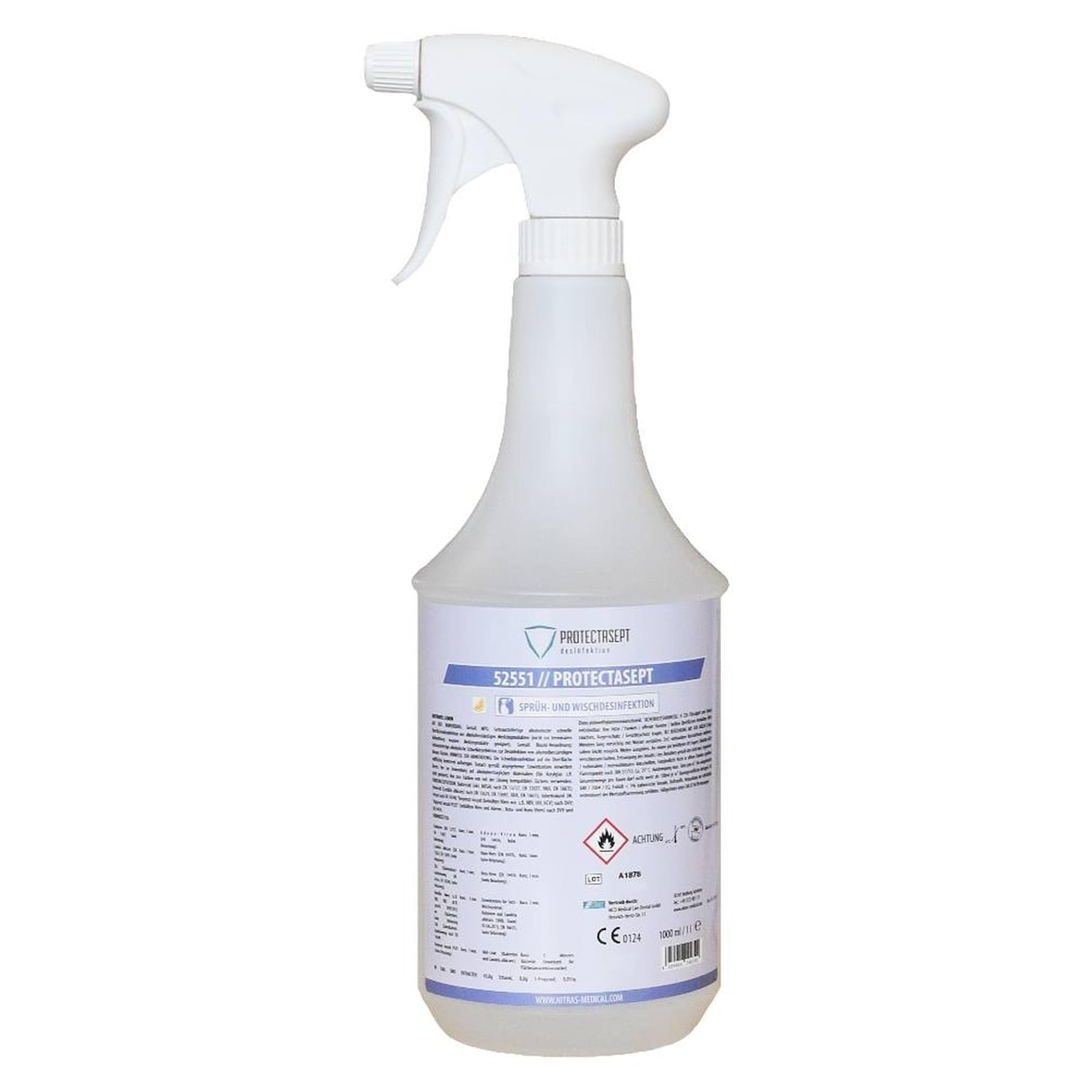 Nitras Medical Protectasept | flower | Sprühdesinfektion | 10 x 1 L
