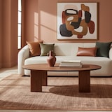 thumbnail of Teppich Kurzflor Uni Modern Waschbar Esszimmer Flur OEKO-TEX Kupfer 240x340 cm Schadstoffgeprüft Gekettelt – TITLIS von Kadima Design