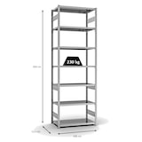thumbnail of PROREGAL Fachbodenregal Stecksystem | Grundregal | HxBxT 300x100x50cm | 7 Ebenen | Fachlast 230 kg | Beidseitig nutzbar | Verzinkt