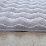 thumbnail of Hochflorteppich Einfarbig Kuschelig Waschbar Strapazierfähig Wohnzimmer Schlafzimmer Läufer Silber 80x250 cm – ALBA von Kadima Design
