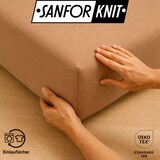 thumbnail of EXKLUSIV HEIMTEXTIL Jersey Spannbettlaken Premium 200 x 220 cm Nougat 100% Baumwolle Öko - Tex Zertifiziert Bed-Sheet Bettlaken Spannbetttuch Topper