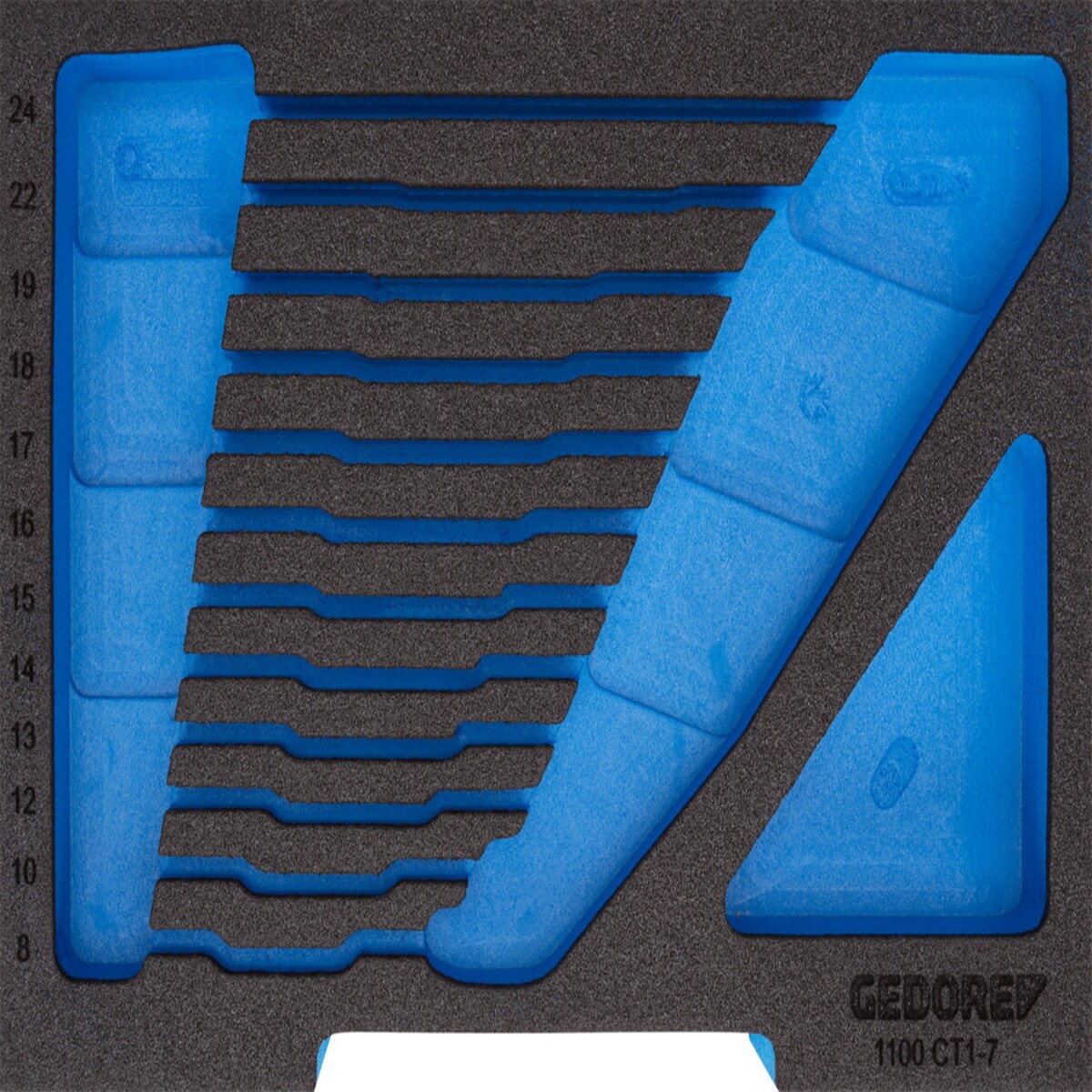 GEDORE Schaumstoffmodul 1/2 L-BOXX 136 leer, EI-1100 CT1-7