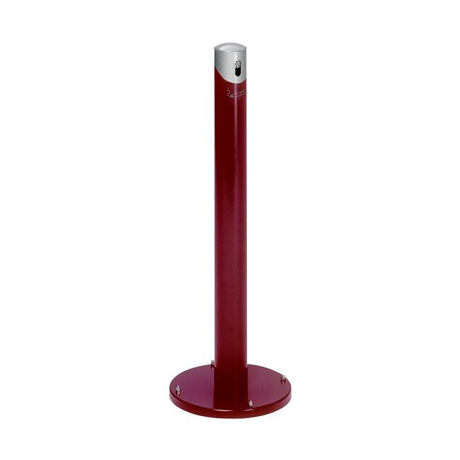 Cendrier forme colonne - rouge  - rond - VKF Renzel