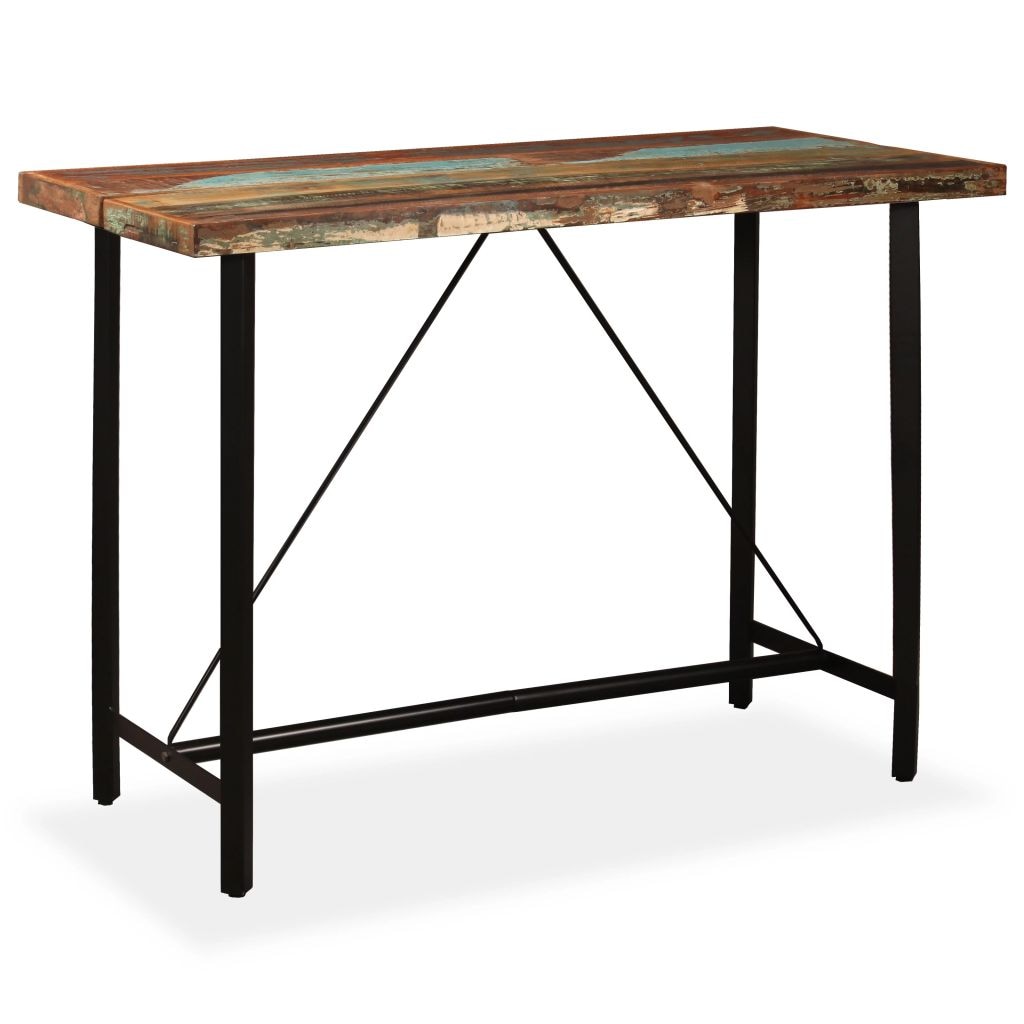 Helloshop26 - Stehtisch im Bistro-Stil massives Altholz 150 cm 0902084