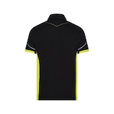 thumbnail of DASSY® Veracruz Poloshirt, Logix, Mesheinsätze, OEKO-TEX®, Veredelung schwarz/neongelb XS