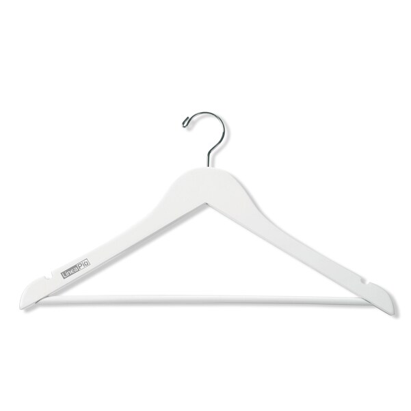 Perfetto, Appendino Colors LineaPiù, 43 cm, legno, bianco