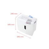 thumbnail of Destructora de documentos HSM shredstar X8, nivel de seguridad 4, corte en partículas, 8 hojas