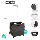 thumbnail of WellHome - 30L aluminium trolley met vouwbox Zwart