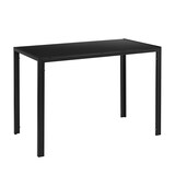 thumbnail of Décoshop26 - Ensemble de Table et 4 Chaises Table de Salle à Manger avec 4 Chaises Métal Bois Plastique Verre Noir 03_0001663